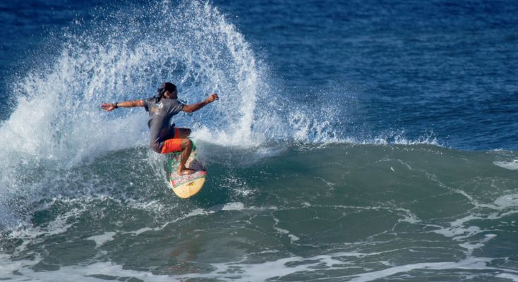 Surfing in Nosara Beach